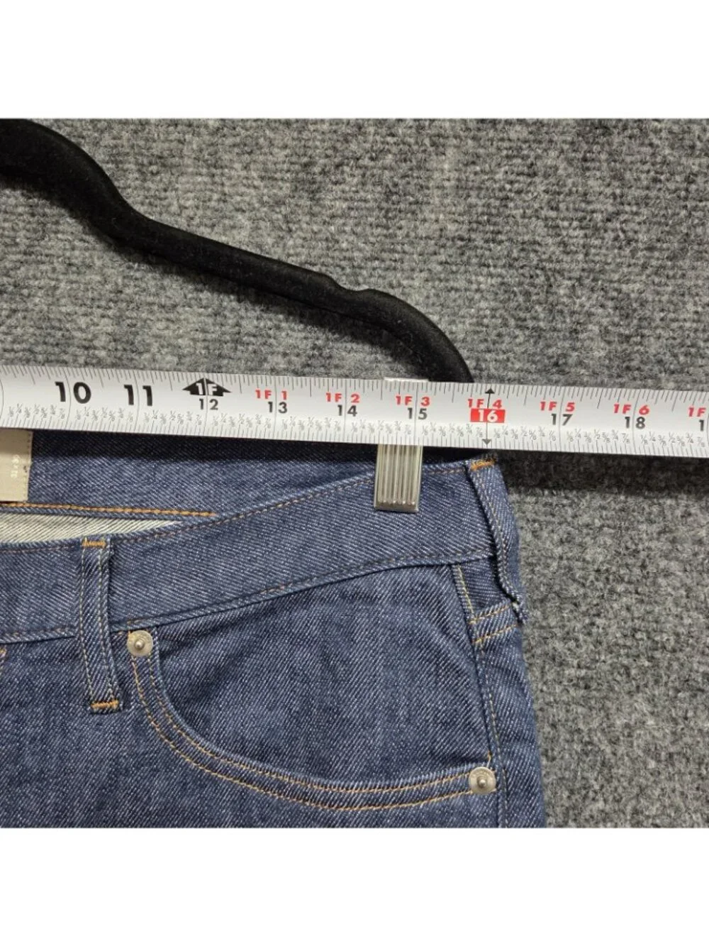 Everlane Selvedge Loose Straight Jeans Mens 32x30 Indigo Rinse Organic Cotton